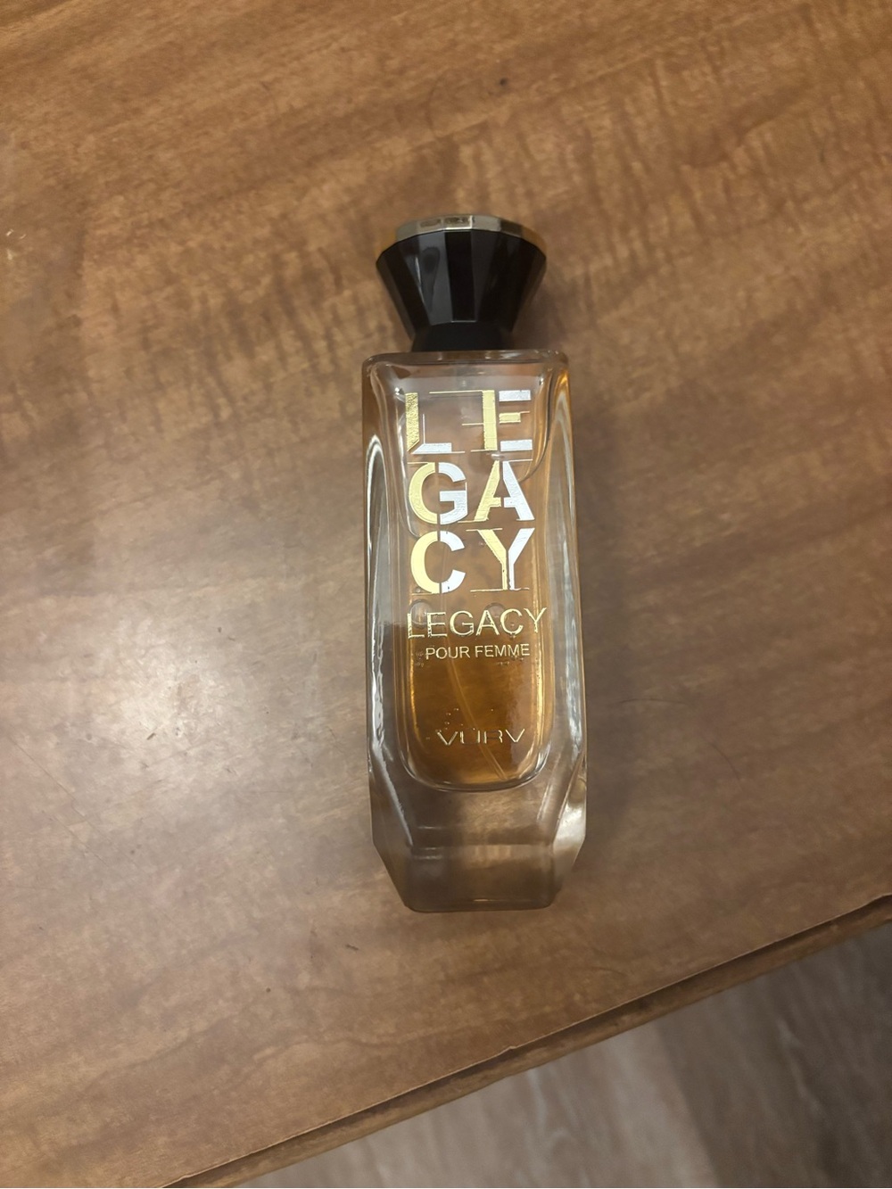 Legacy Amber and Black Signature Perfume Bottle